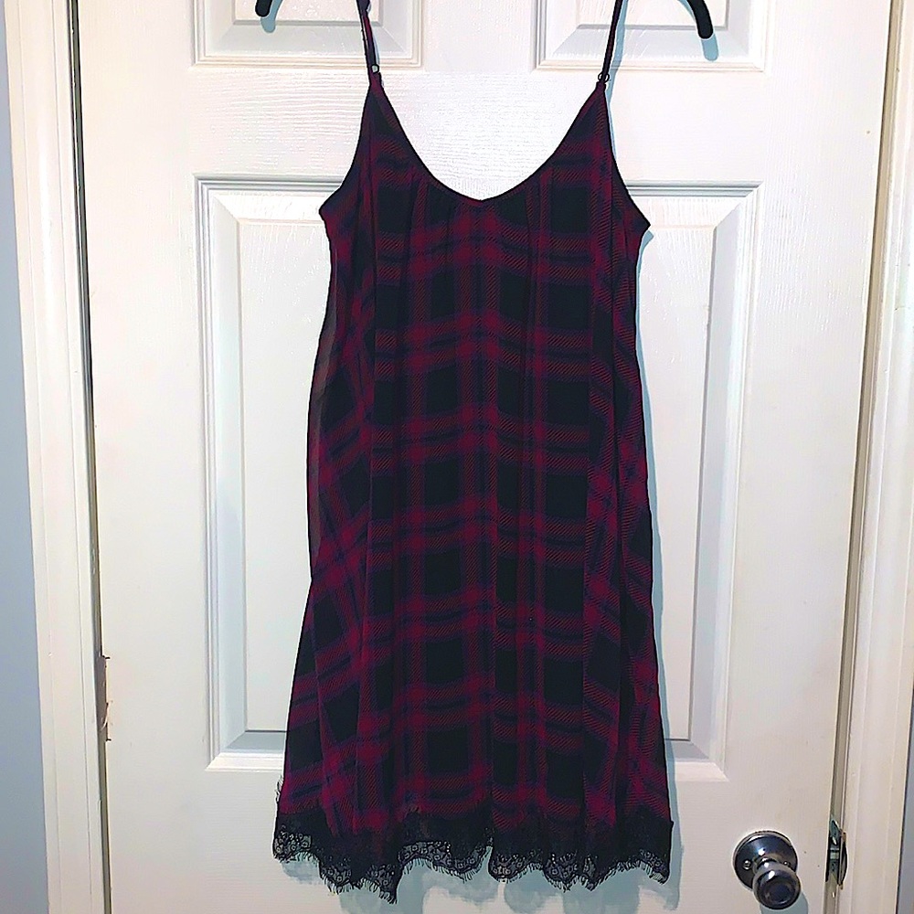 EXPRESS PLAID DRESS